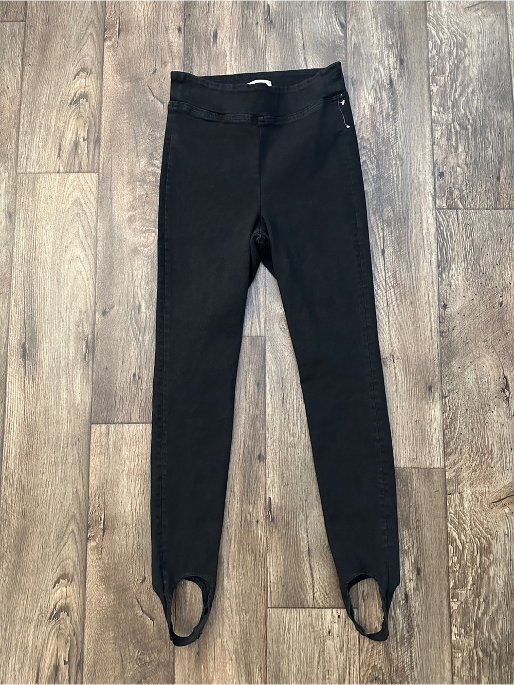 FRAME The Jetset High-Rise Stirrup Stretch Leggings Women’s Size 2 Black
